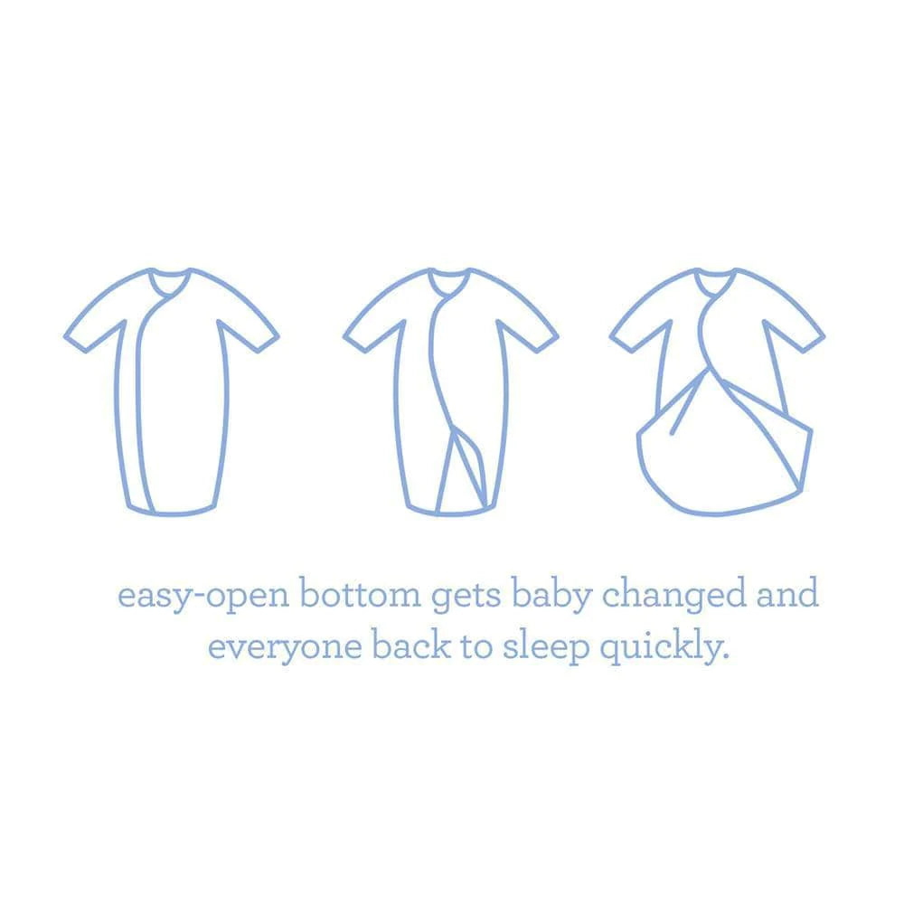Magnetic Me Modal Infant Sack Gown & Hat Set - How To Diagram