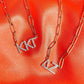 Sorority Paperclip Chain Necklace