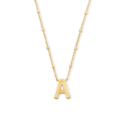 Kendra Scott Initial Pendant Necklace - Gold