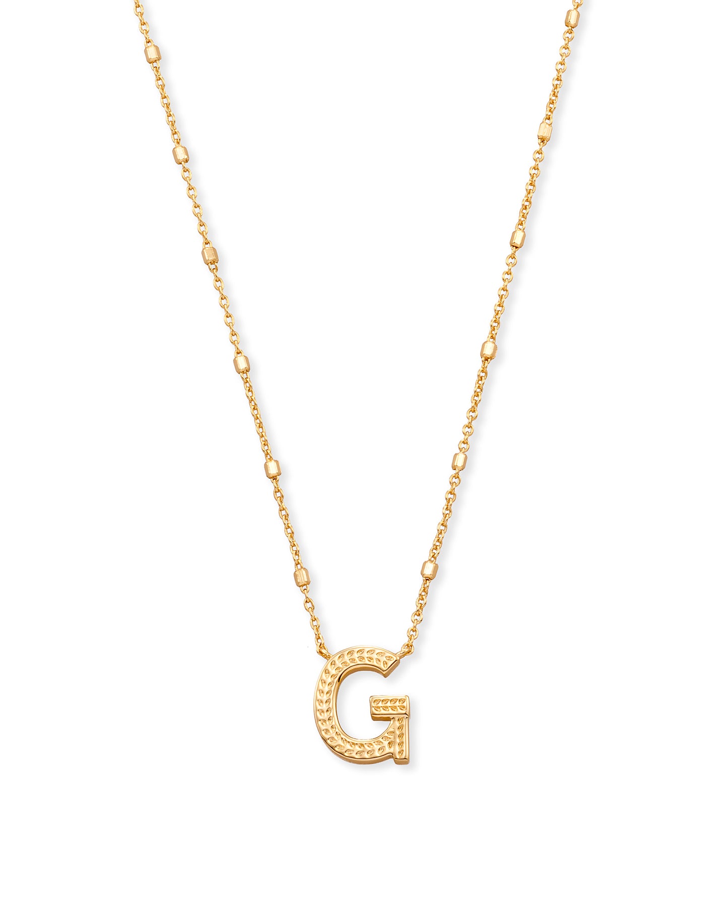 Kendra Scott Initial Pendant Necklace - Gold