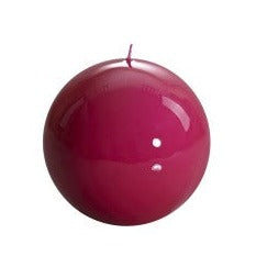 Ball Candle - 4.75" - Fuchsia