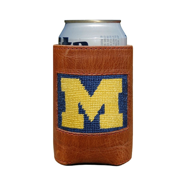 Needlepoint Can Cooler - Collegiate