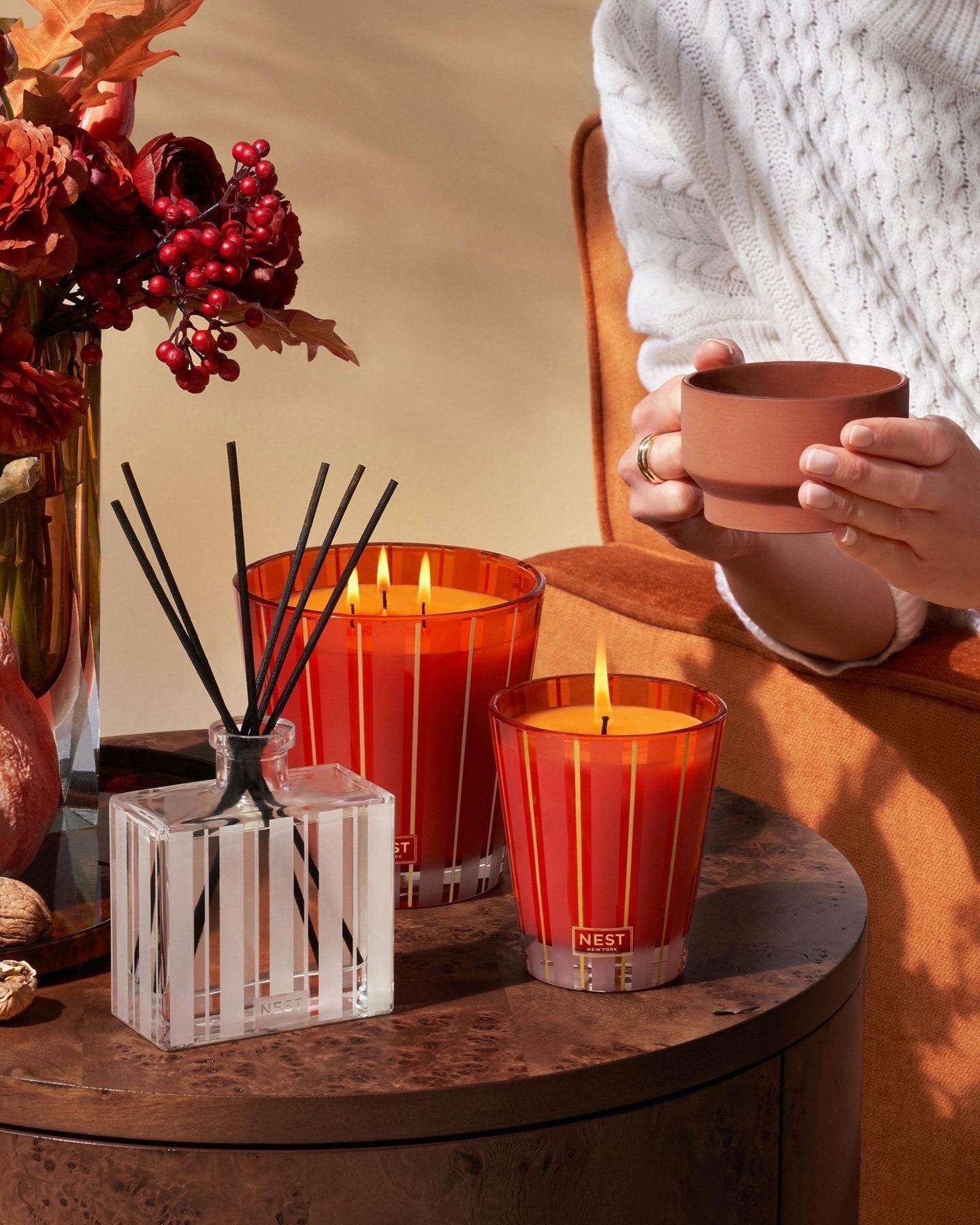 NEST New York Votive Candle - Pumpkin Chai