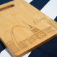 Personalized Maple Cutting Board w/Handle